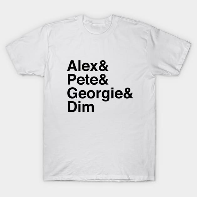 Helvetica Droogs T-Shirt by Woah_Jonny